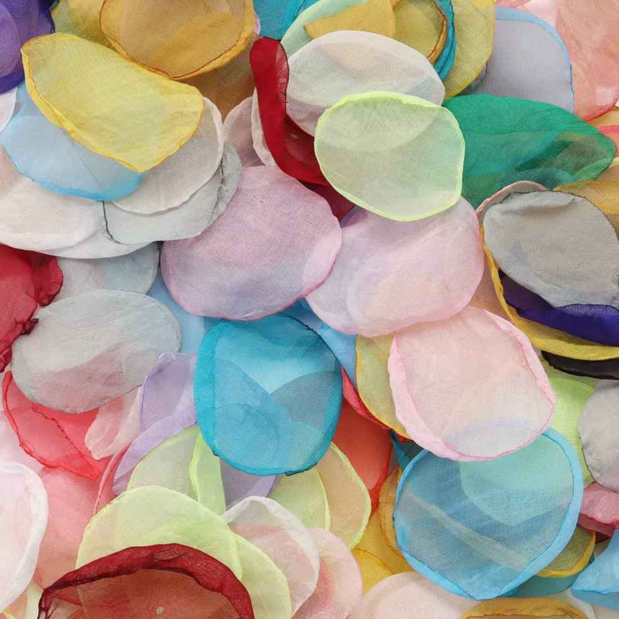Chiffon Blütenblätter, DIY Schmuck Zubehör - Bild 2