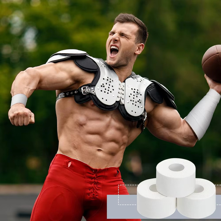 KWEEPFULL Sportklebeband Weiß für Sportler und Gymnastik, Rückstandsfrei und Leicht Reißbar - Bild 4
