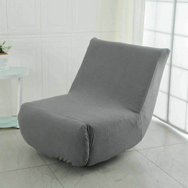 Yiran Furniture Elastische Sesselhülle für Lazy Sofa in Grau, Staubdicht und Waschbar, B/T: 53 x 40 cm - Bild 1