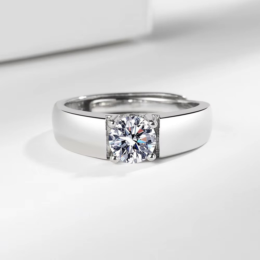 Joyce jelly Ring, 925 Silber, Diamant, Herren - Bild 2