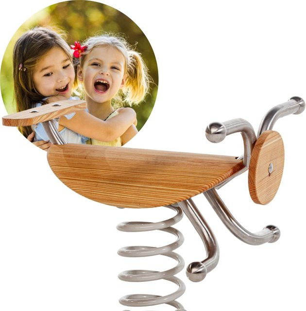Spielturmking Federwippe Federtier RACER, Schaukelwippe - Bild 1