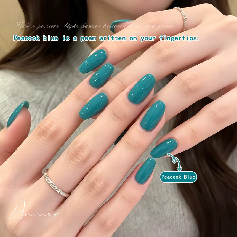 XIANZHIHE Nagellack, Pfauenblau, Glänzend - Bild 3