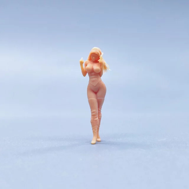 EHCMODEL Figur eine Frau mit Sonnenbrille, Miniaturen, Harz, 1/64 1/43 Maßstab - Bild 1