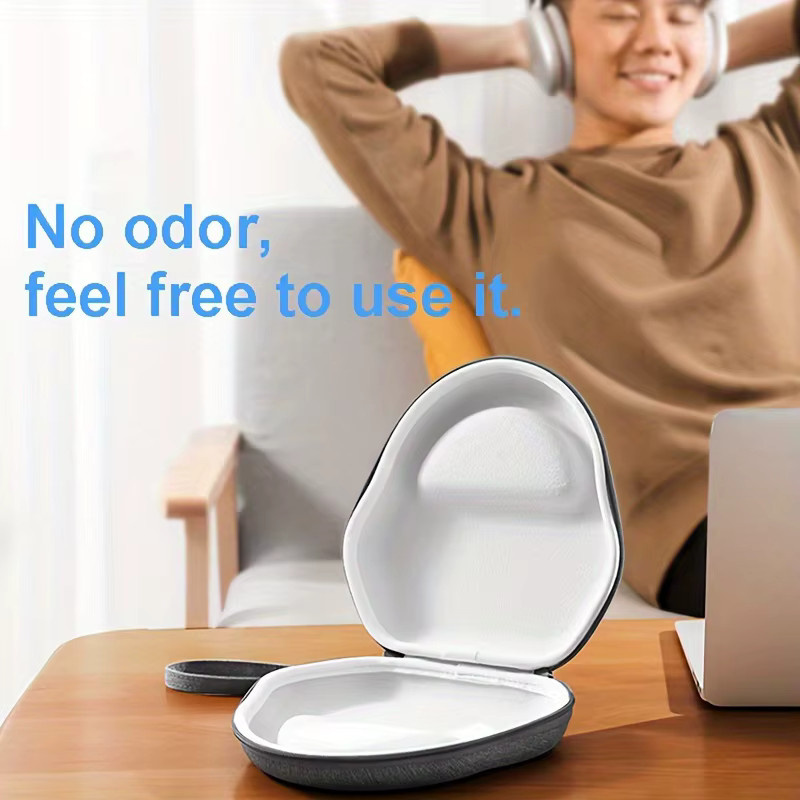 Apple AirPods Max Tasche Organizer in Grau mit Ladekabel-Aufbewahrung - Bild 4