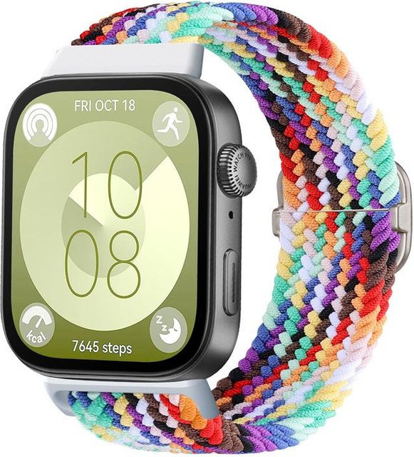 TrendVibeCN Uhrenarmband geflochten, Textil/NATO, beige, Unisex - Bild 1