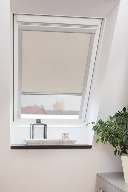 LICHTBLICK Dachfensterrollo Skylight VD Blackout in Creme/Beige, B: 97,3 cm, H: 100 cm - Bild 1