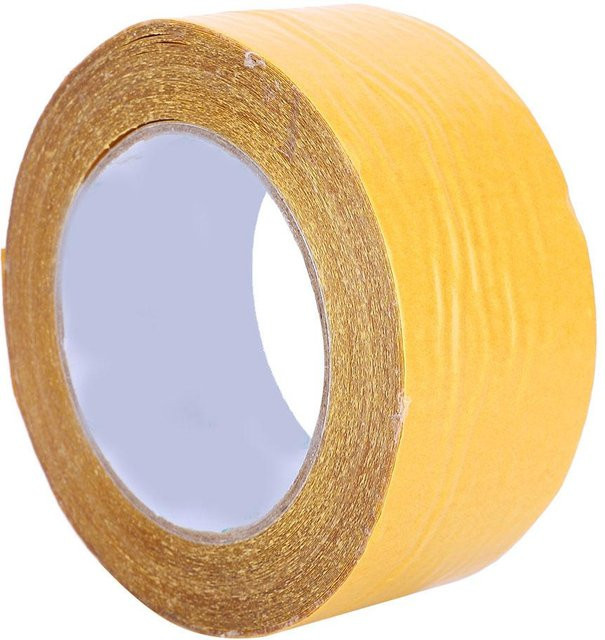 Wasserdichtes doppelseitiges Fiberglas-Klebeband aus Netzfasergras in Beige, Breite: 50 mm, Länge: 20 m - Bild 1