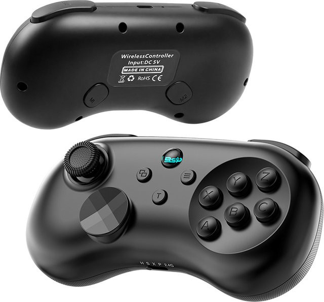 VILCORN Y04 Hall-Effekt-Joystick-Controller für Kampfspiele mit 6-Tasten-Layout, Turbo- und Makro-Rücktasten, kompatibel mit Nintendo Switch, PC, PS4 und Mobile, in Schwarz oder Weiß - Bild 1