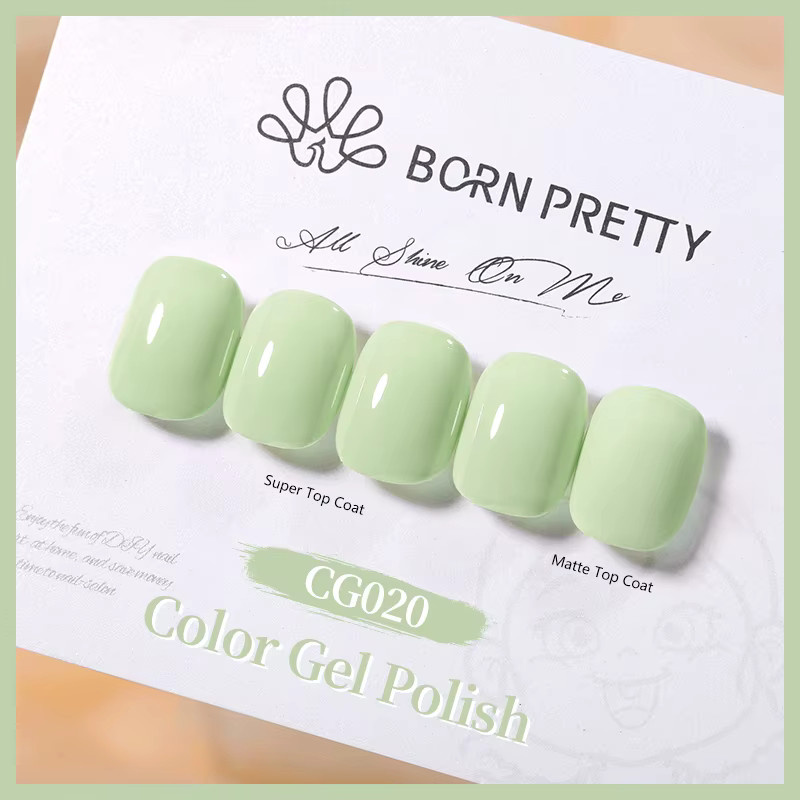 BORN PRETTY Gel-Nagellack, Milchiger Matcha Grüner, 10 ml - Bild 2