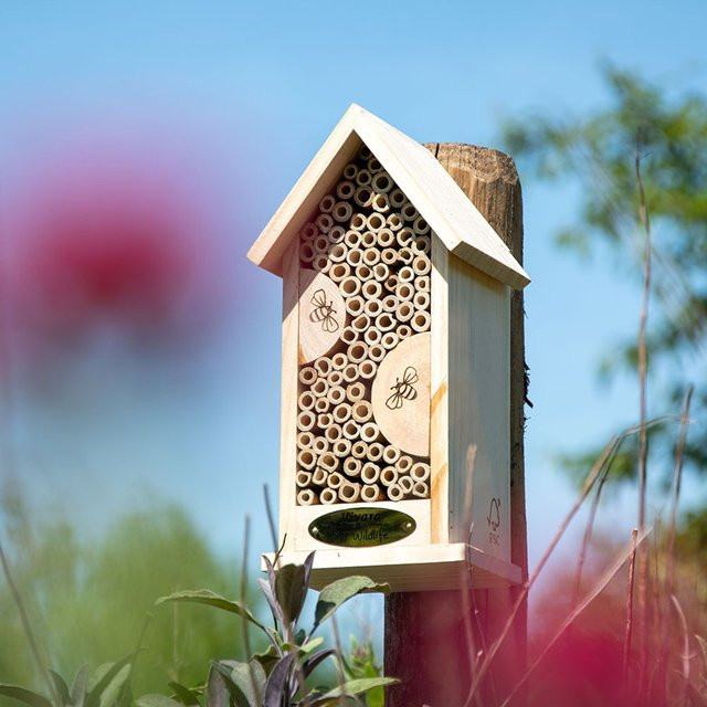 Insektenhotel Tabarca von CJ Wildlife aus Holz in Braun - Bild 1