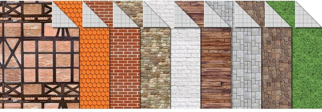 URSUS Motiv-Fotokarton Modellbau Multicolor A4 - Bild 1