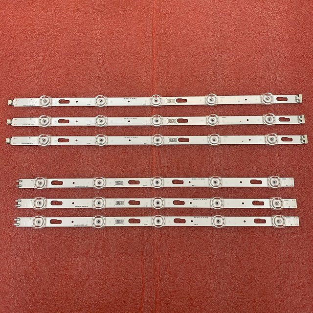 LED Hintergrundbeleuchtung Streifen in Weiß für Samsung UE43TU7100U UE43TU7100 UE43TU7172U UE43TU7125K GU43TU8079U UE43TU8000K UE43TU8005K UE43TU8072U SMD LED - Bild 1