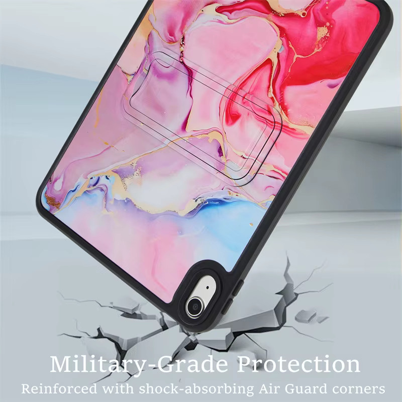 Greliana Schutzhülle aus PC und TPU für iPad Air, iPad Pro 11, iPad mini und verschiedene iPad Modelle in Rot und Mehrfarbig - Bild 3