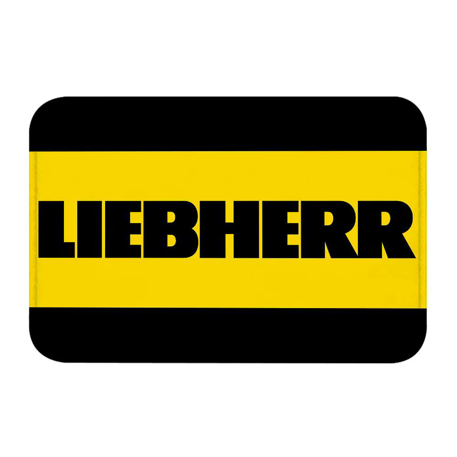 Rutschfeste Liebherr Fußmatte in Gelb mit modernem Grafikdesign, B/T: 60 x 40 cm - Bild 3