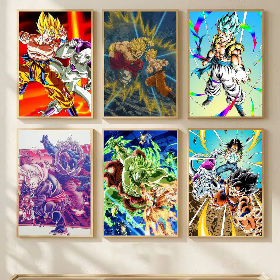 Dragon Ball Anime Leinwandposter als Wandkunst für dein Zuhause in Mehrfarbig - Bild 2