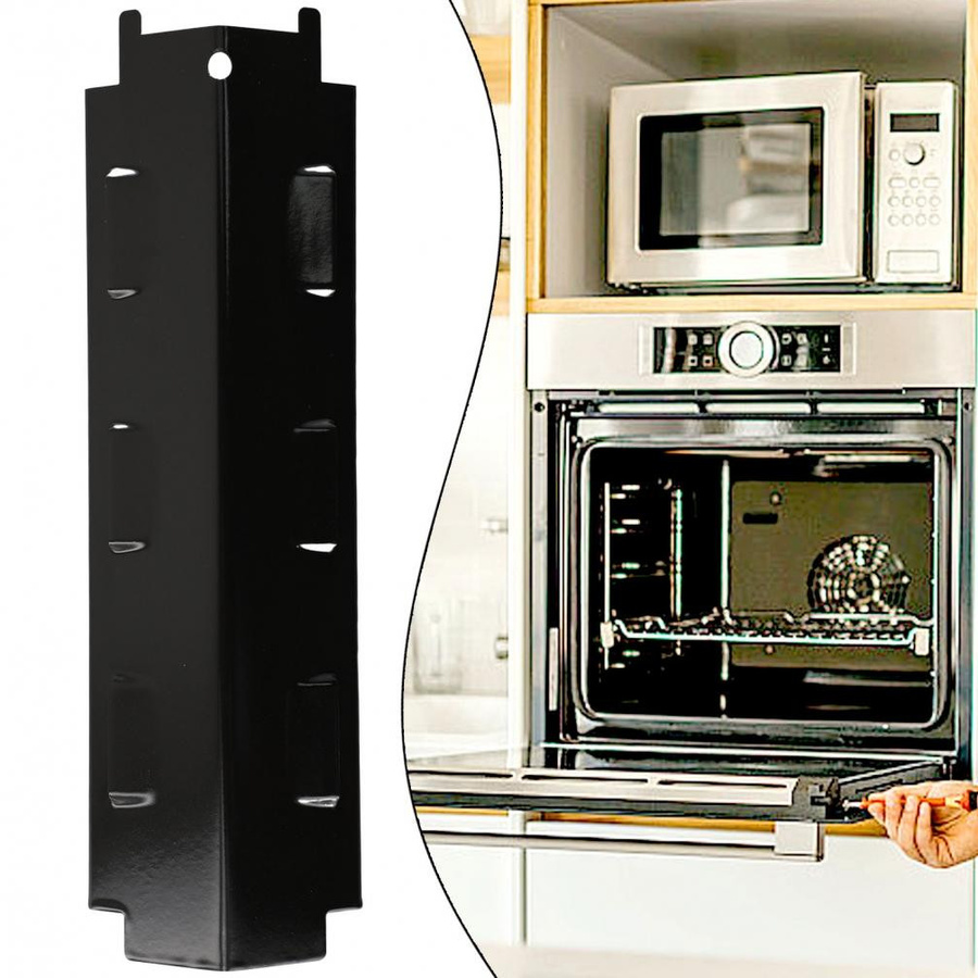 Charbroil Hitzeschild Ersatzteil aus Edelstahl für Gasgrill, 2er-Set, Schwarz - Bild 4