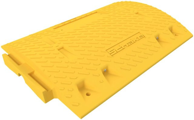 Schake Bodenschwelle Typ Nox Mittelstück in Gelb, Breite: 50 cm, Tiefe: 40 cm, Höhe: 6 cm - Bild 1