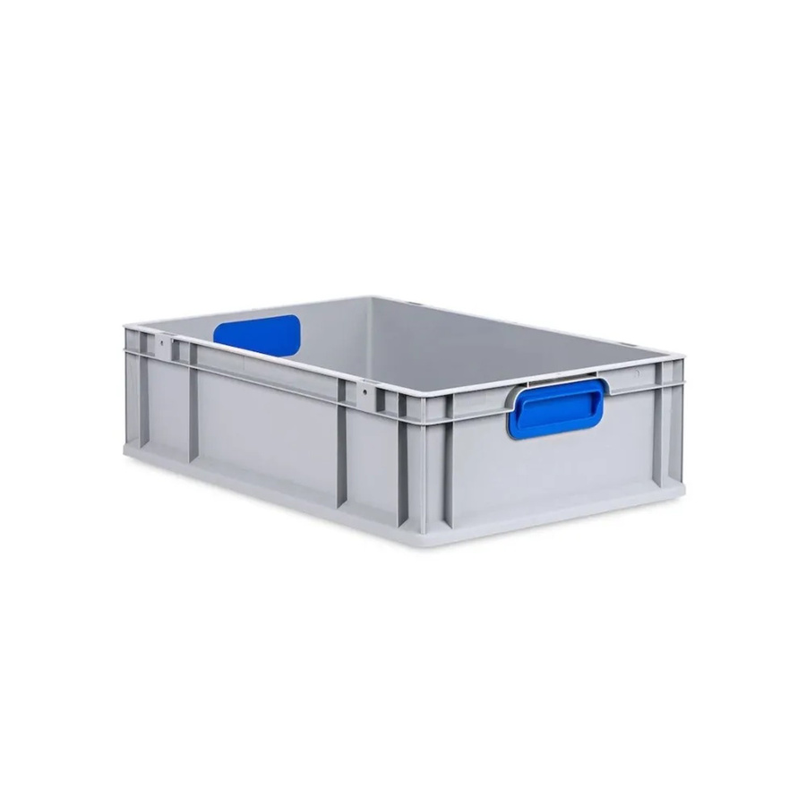 PROREGAL Eurobox Nextgen Color Transportbox mit Griffen und glattem Boden, Blau, H x B x T: 17 x 40 x 60 cm, 34 Liter - Bild 2