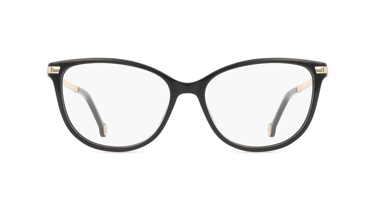 Carolina Herrera HER 0263 Korrektionsbrille, Vollrand, Eckig, Acetat, Damen, schwarz - Bild 1