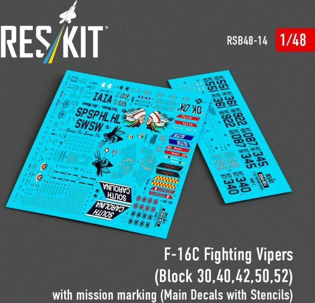 ResKit Models F-16C Fighting Vipers, Modellbausatz, 1:48 - Bild 1