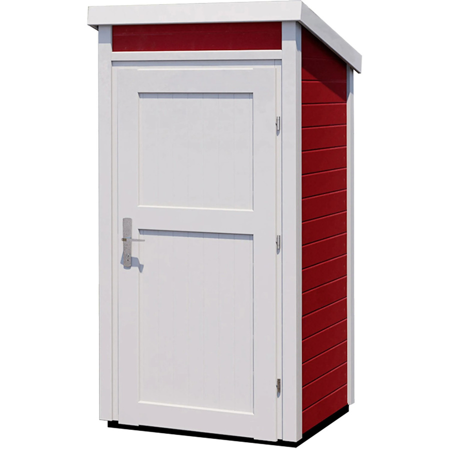 WEKA Gartenhaus 367 in Schwedenrot mit Pultdach aus Holz, Breite: 102 cm, Tiefe: 95 cm - Bild 2