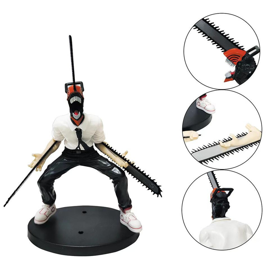 Fashnics Chainsaw Man Power Denji Action Figur PVC 18cm 2-teiliges Set - Bild 6