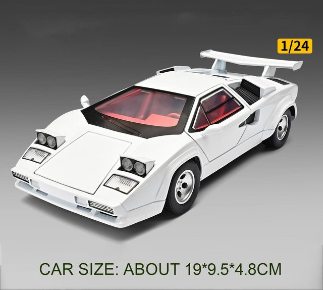 Countach LP500S Revuelto Sportwagen Modell, 1:24, Metall Druckguss, ab 14 Jahren - Bild 1