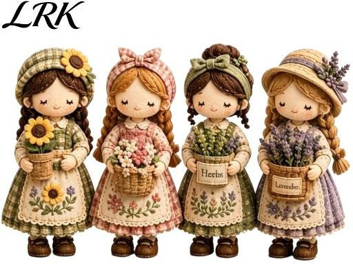 ShadowWalker Nähset für Mädchen, 3D Puppen Bastelset, Plüsch / Textil - Bild 1