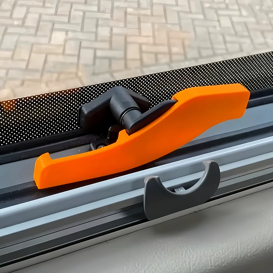 2-teiliges Sicherheitsschloss-Set für Wohnmobile und Fenster in Orange, kompatibel mit PolyPlastic - Bild 3