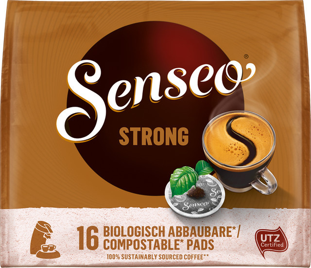 Senseo Kaffeepads, dunkle Röstung, 16 Stück - Bild 1