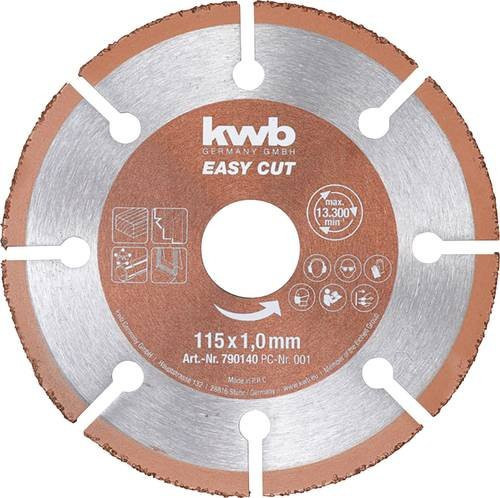 Kwb Universal Trennscheibe gerade 125mm Silber für Holz, Kunststoff und Kupfer - Bild 1