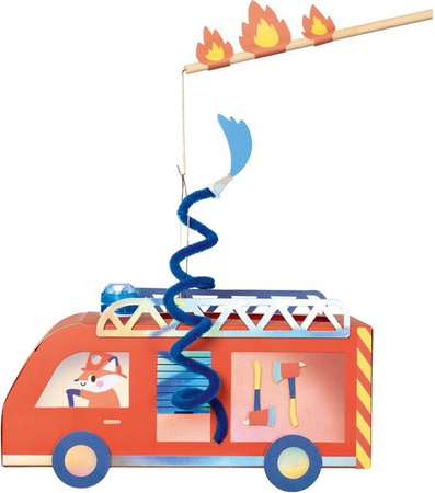Folia Laternen-Bastelset Feuerwehr Komplettset