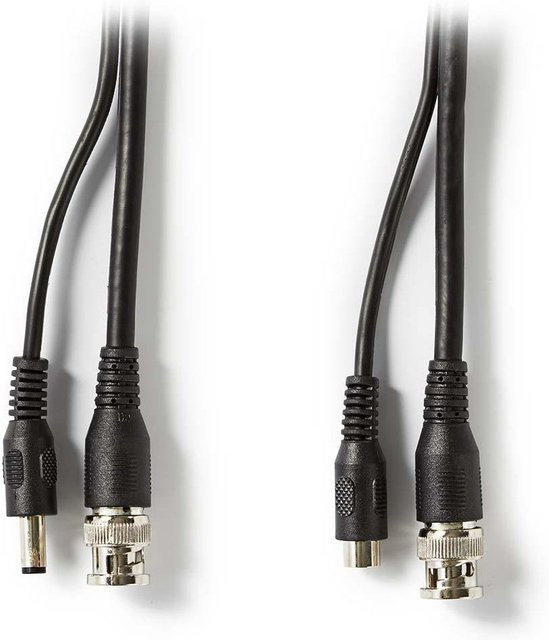 Nedis BNC/DC Videokabel mit Barrel-Plug in Schwarz, Länge: 30 m - Bild 1