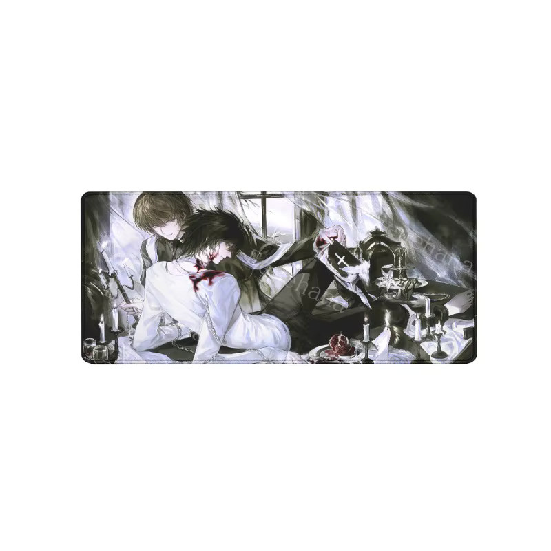 Eenehana Anime-Mauspad Death Note Misa Amane Light Yagami XXL Schreibtischunterlage Mehrfarbig - Bild 5