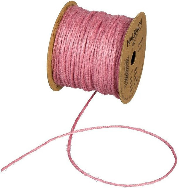 HALBACH Jutekordel Basic aus Jute in Altrosa/Pink - Bild 1