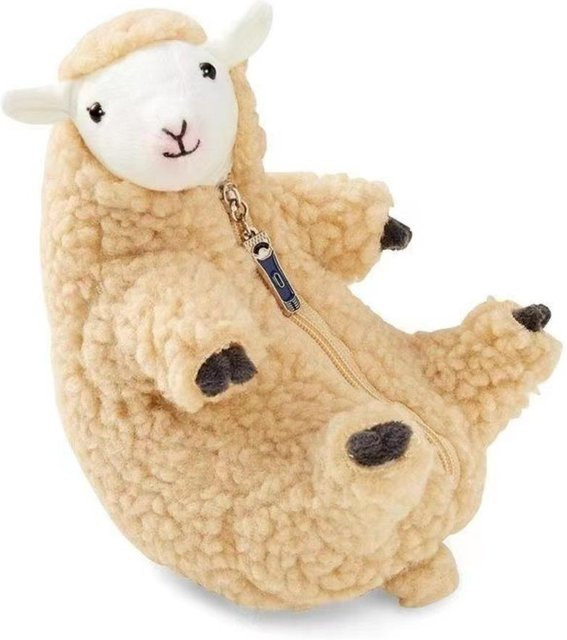 Liujia Mountain Ranch Geschorenes Lamm, Plüschtier, 20cm, beige - Bild 1