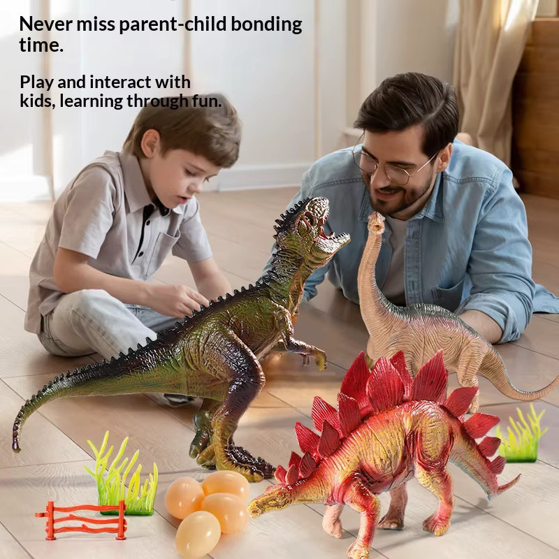 RTBXF Dinosaurier-Spielzeugset, Gummi, Dinosaurier, Tiere, Bunt / Mehrfarbig - Bild 3
