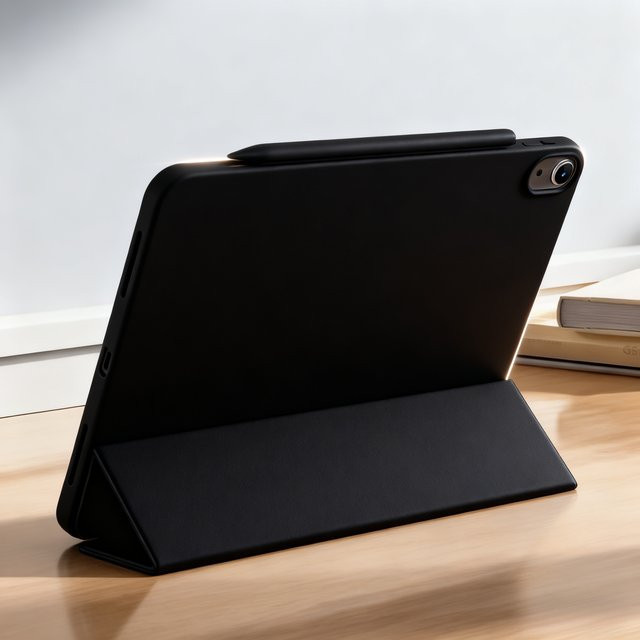 Stoßfeste PU-Tablet-Hülle für Apple iPad in Schwarz oder Grün - Bild 1