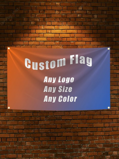 JMFLAG Flagge aus Polyester für individuelle Logos, Banner und Wandteppich, B/H: 150 x 90 cm, Mehrfarbig - Bild 1