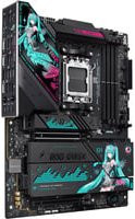 Asus ROG STRIX X870E-H GAMING HATSUNE MIKU EDITION Mainboard AM5 DDR5 mit Wi-Fi, Bluetooth und Ethernet/LAN, Schwarz/Mehrfarbig - Bild 1