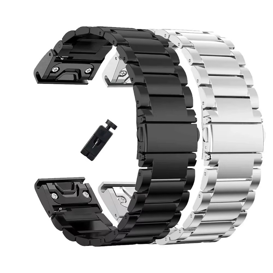 Geekthink Uhrenarmband Edelstahl, Silber, Unisex - Bild 2