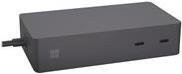 Microsoft Surface Dock 2 Docking Station mit Surface Connect, 2 x USB-C und GigE in Schwarz/Grau für Surface Go, Pro und Pro X - Bild 1