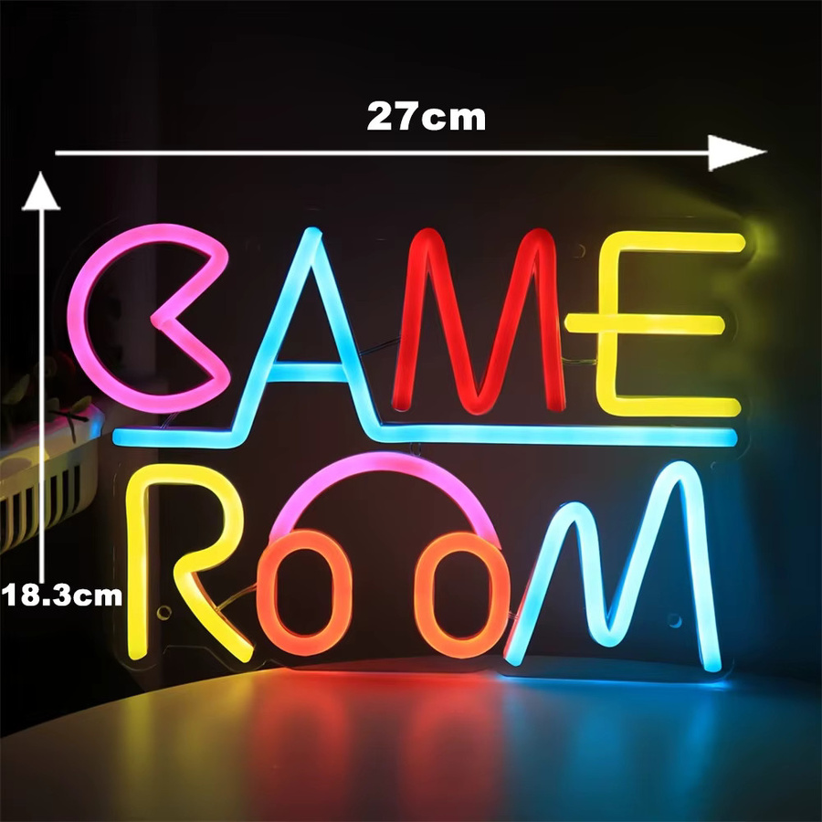 Multicolour LED-Neonschild für deine Gamer Zone als moderne Wanddekoration und Nachtlicht für das Schlafzimmer - Bild 2