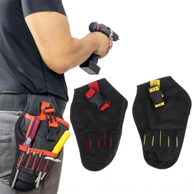 Werkzeugtasche aus Oxford-Stoff mit Schnallenverschluss und mehreren Taschen für Elektriker und Handwerkzeuge von KOQZM - Bild 1