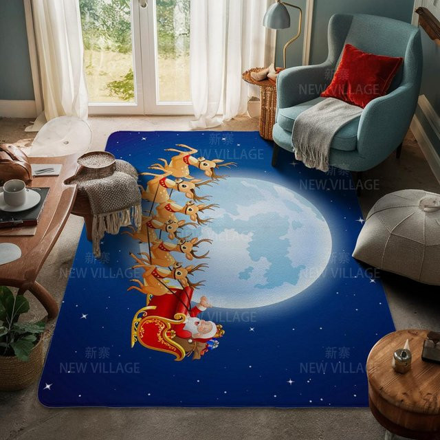 Karpetti Fußmatte mit Weihnachtsmotiv für Hauseingang, Bad und Wohnzimmer, multicolor, B/T: 60 x 40 cm - Bild 1