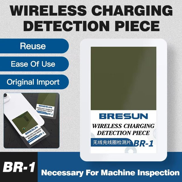 Bresun BR-1 Drahtloses Ladespulen-Detektionsblatt zur Detektion von Ladespulen für Mobiltelefone und Tablets - Bild 1