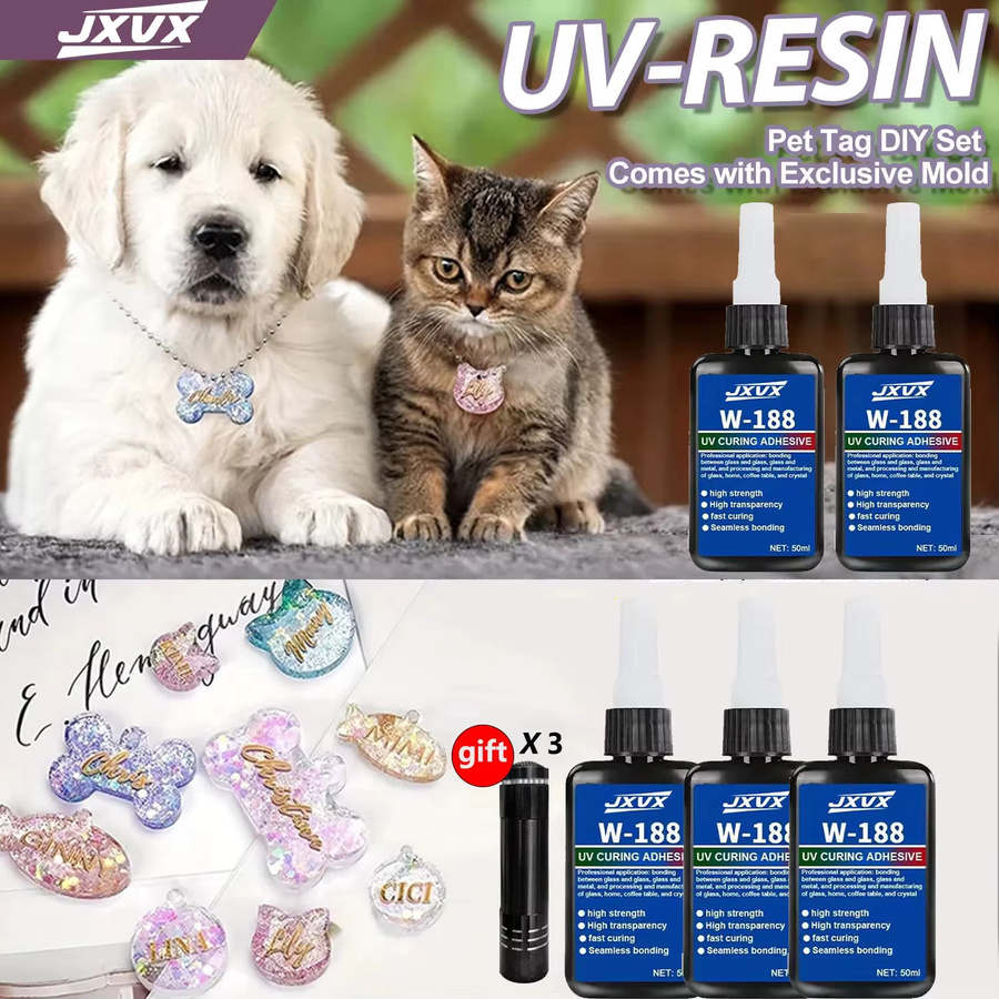UV-Epoxidharzkleber in Transparent für DIY-Modellbau mit hoher Härte und schneller Trocknung - Bild 3