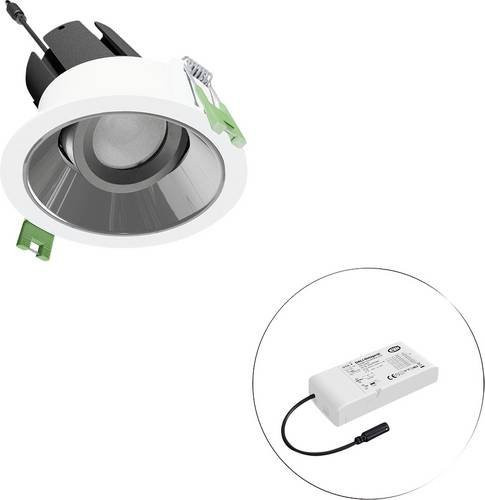 EVN LED-Deckenstrahler F05R11SM1327L15D in Weiß, rund und verstellbar - Bild 1