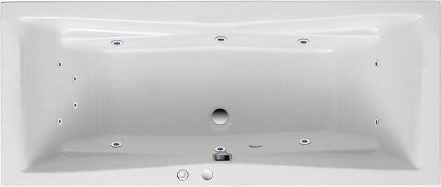 Ottofond Whirlpool Atlanta Duo Komfort Weiß B: 180 cm, T: 80 cm - Bild 1