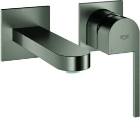 Grohe Fertigmontageset PLUS UP-2-Loch-WT-Arm für Waschbecken in Silber/Grau mit gebürstetem Stahl-Finish - Bild 1